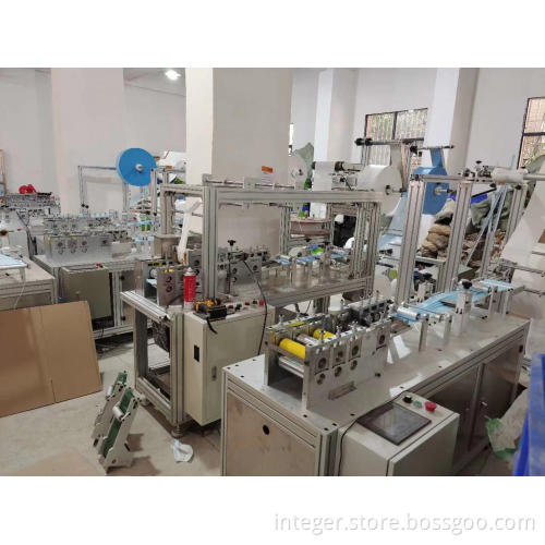 Fully Auto One-time Forming Elastic Earloop Mask Machine Wide Ear loop Gentle And Comfortable